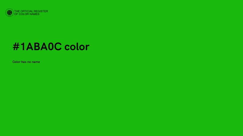 #1ABA0C color image