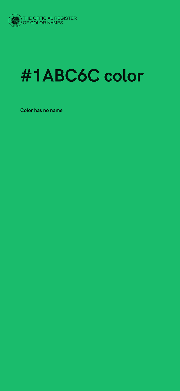 #1ABC6C color image