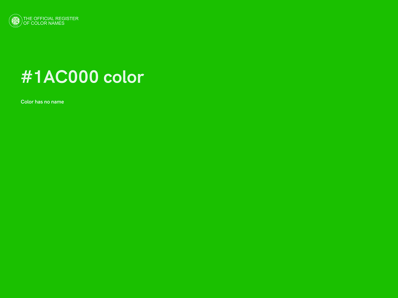 #1AC000 color image