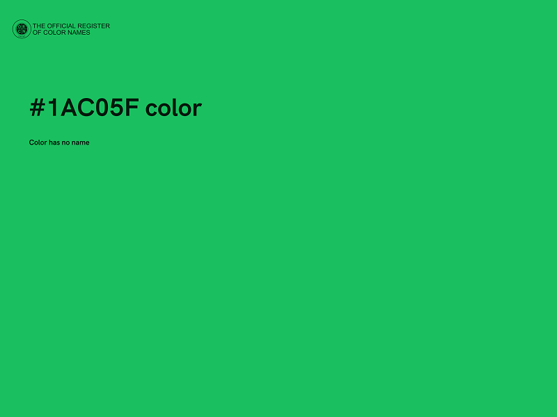 #1AC05F color image