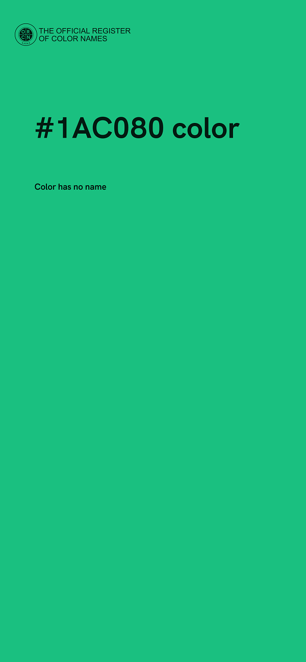 #1AC080 color image