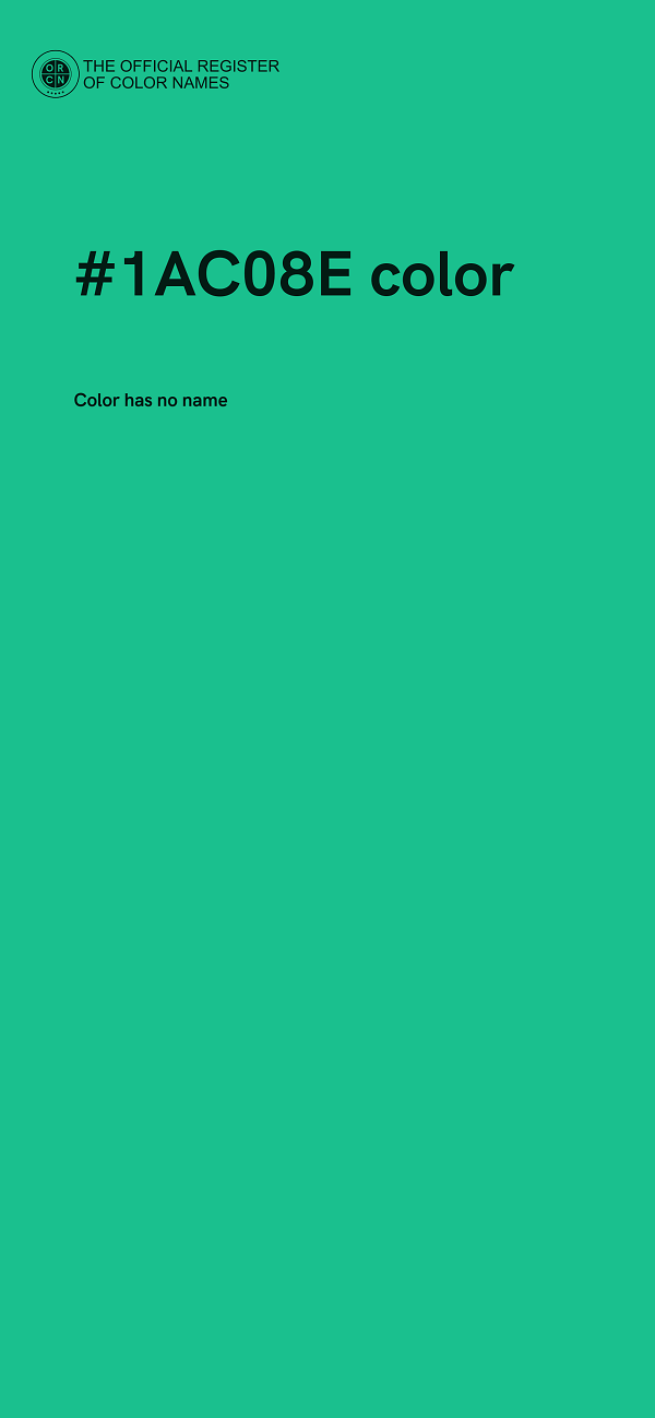 #1AC08E color image