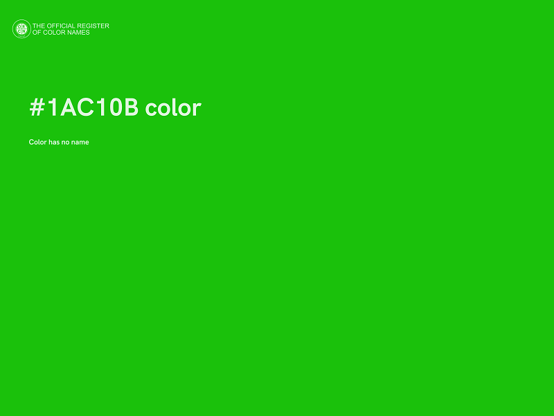 #1AC10B color image