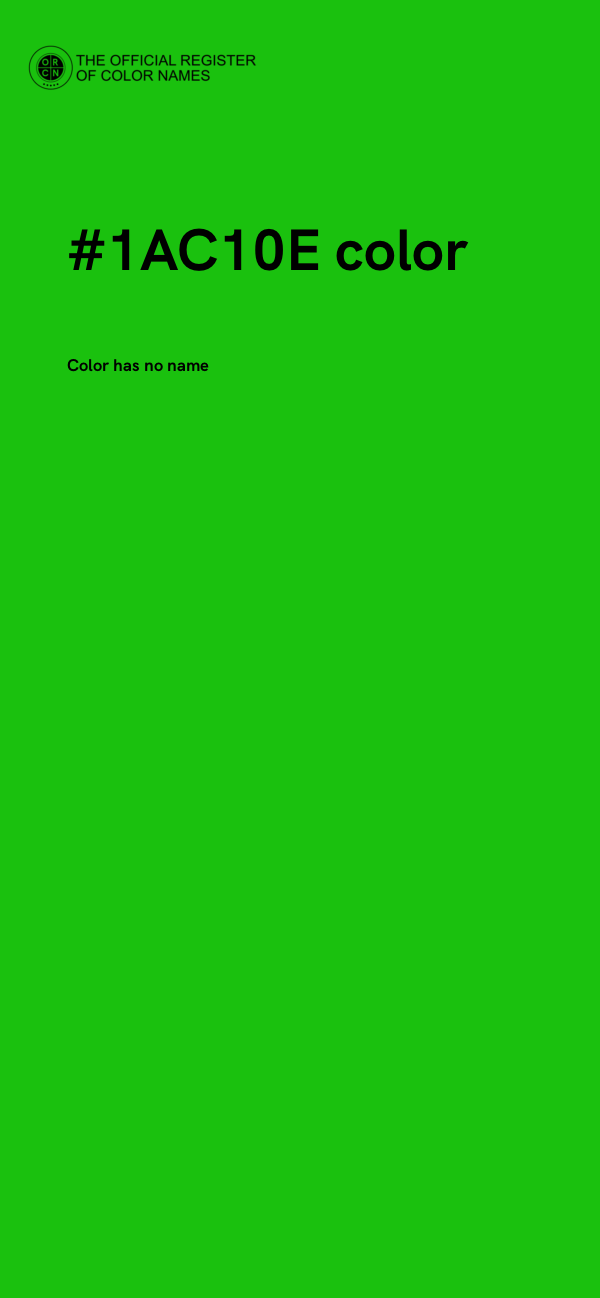 #1AC10E color image