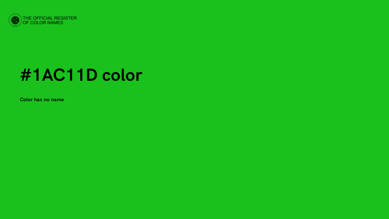 #1AC11D color image
