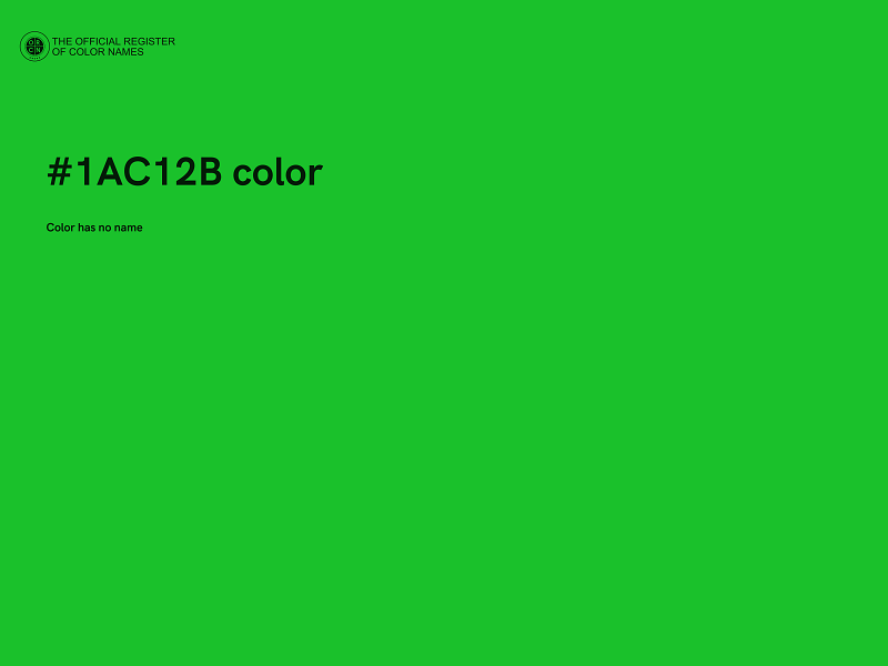 #1AC12B color image