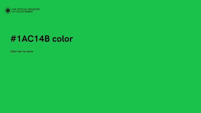 #1AC14B color image