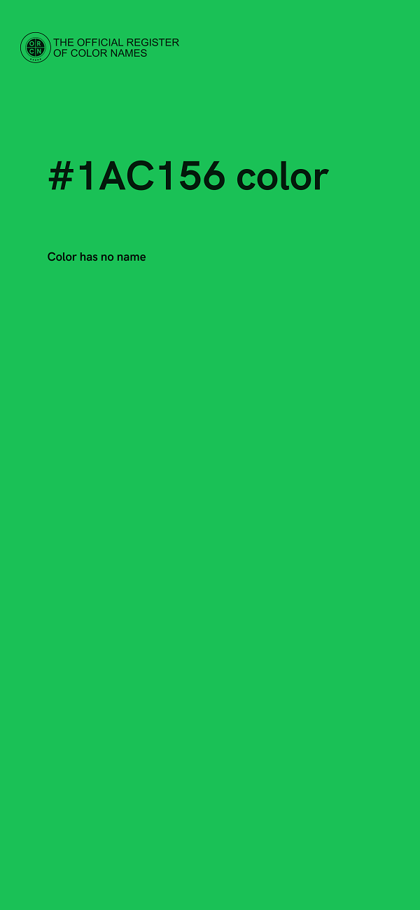 #1AC156 color image