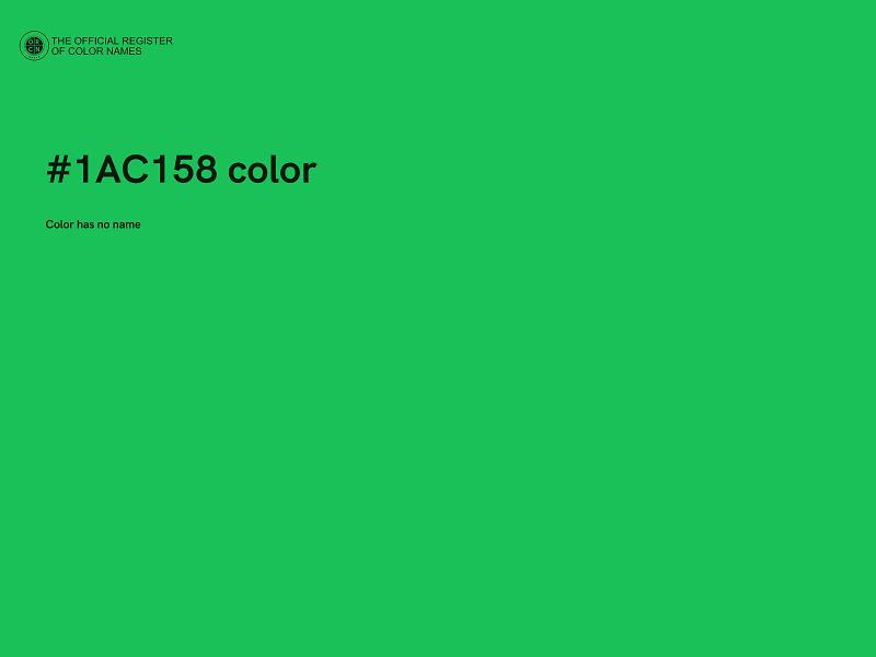 #1AC158 color image