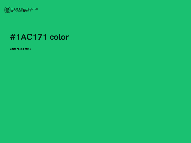 #1AC171 color image