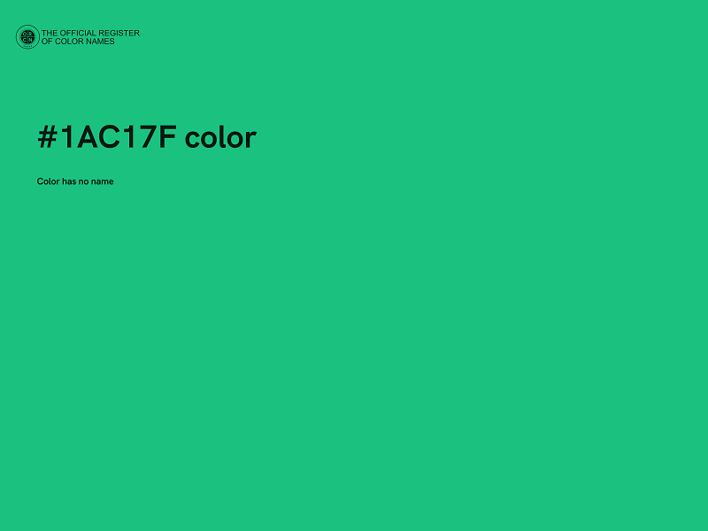 #1AC17F color image