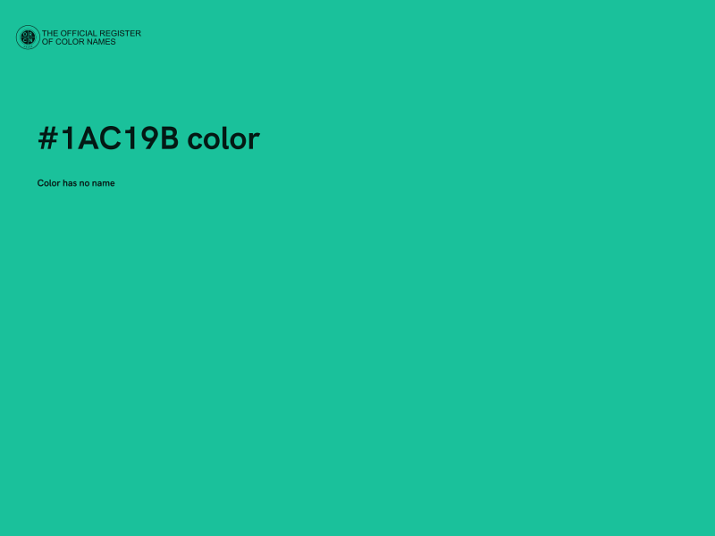 #1AC19B color image