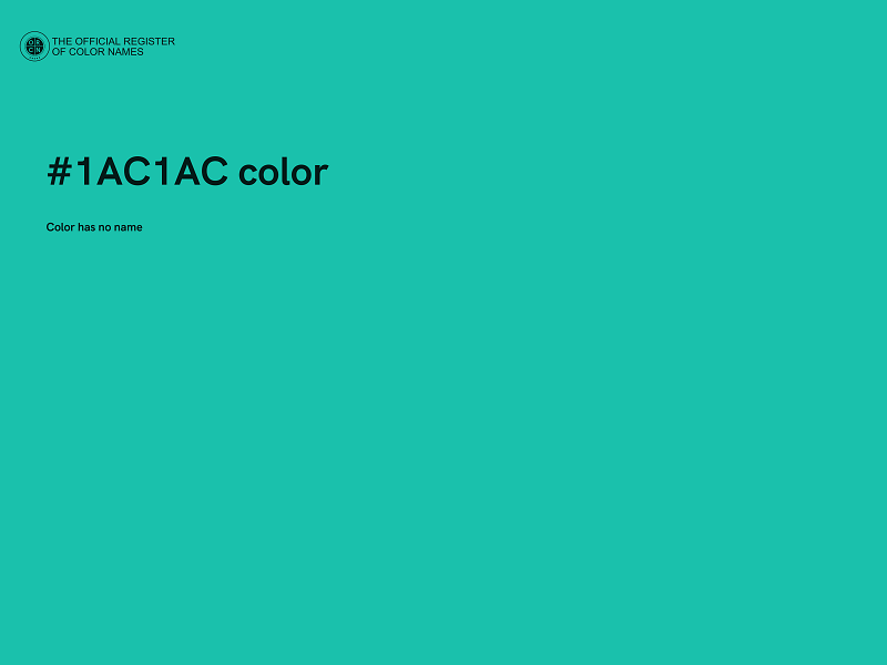#1AC1AC color image