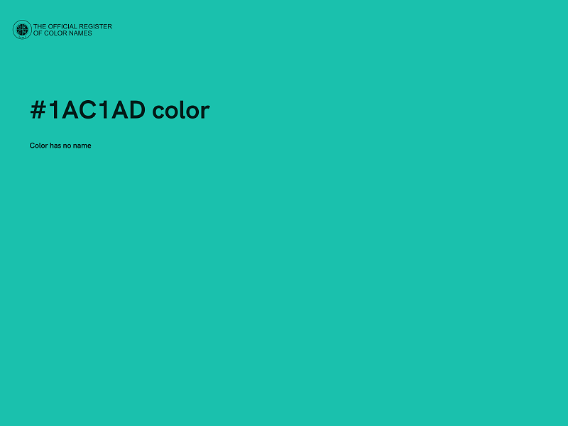 #1AC1AD color image