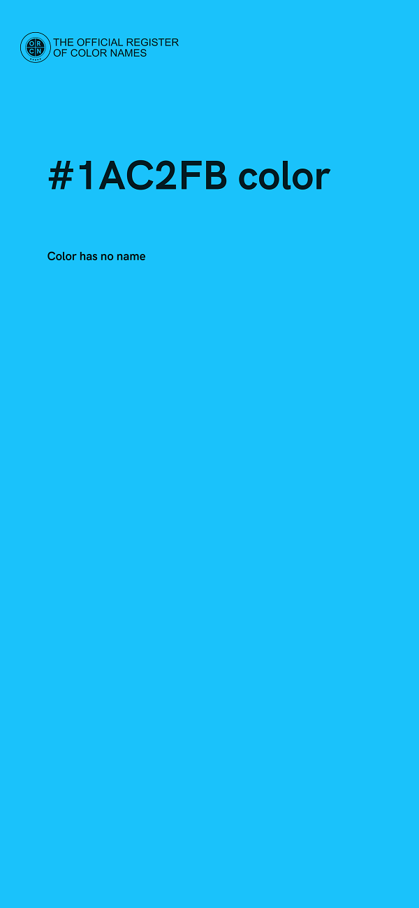 #1AC2FB color image