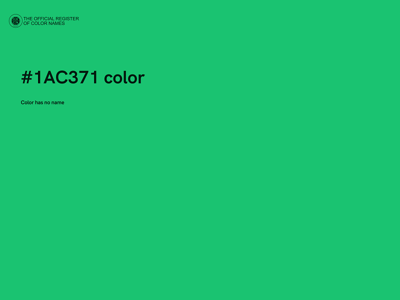 #1AC371 color image