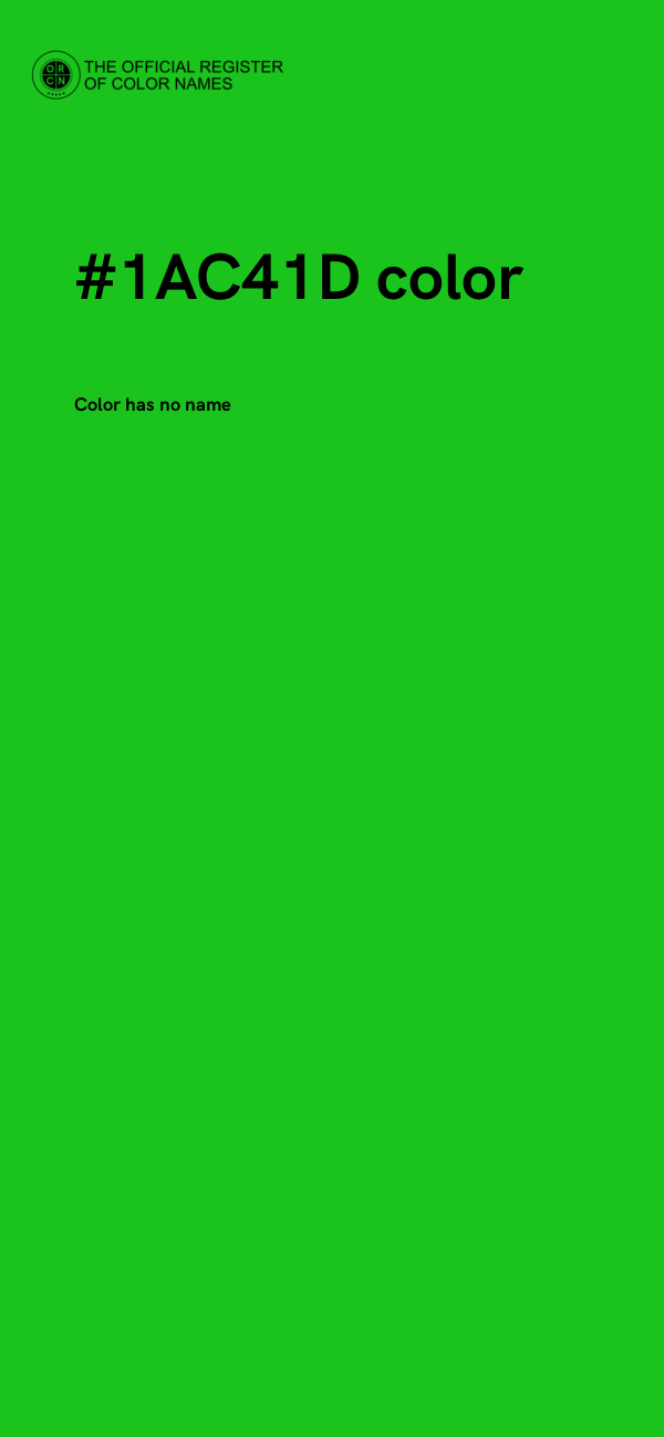 #1AC41D color image