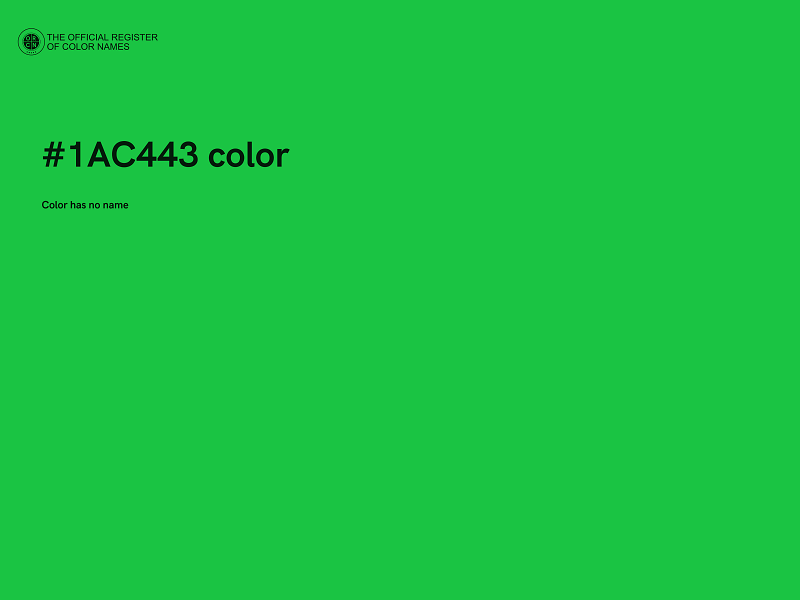 #1AC443 color image