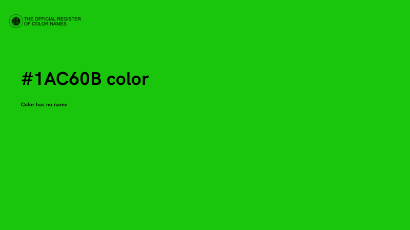 #1AC60B color image