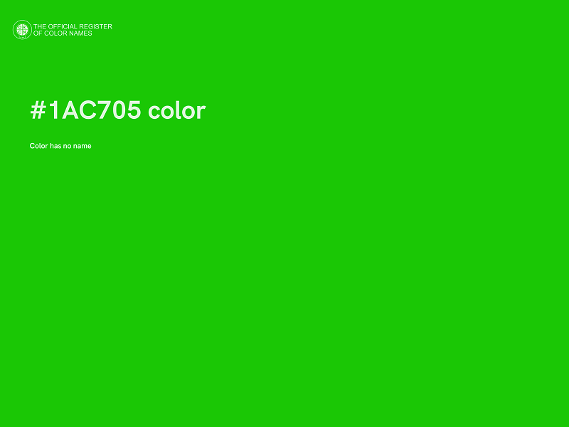 #1AC705 color image