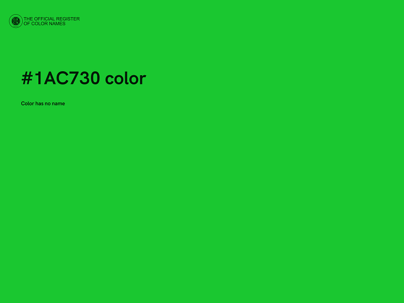 #1AC730 color image