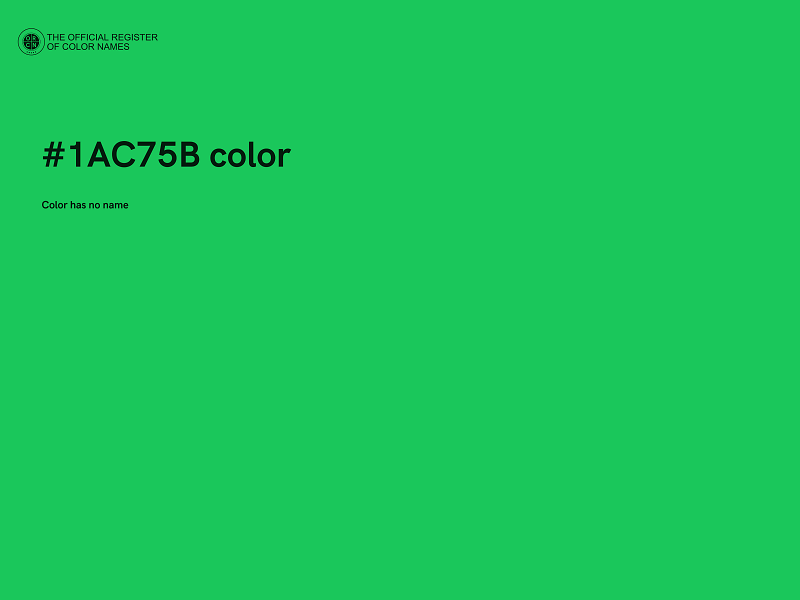 #1AC75B color image