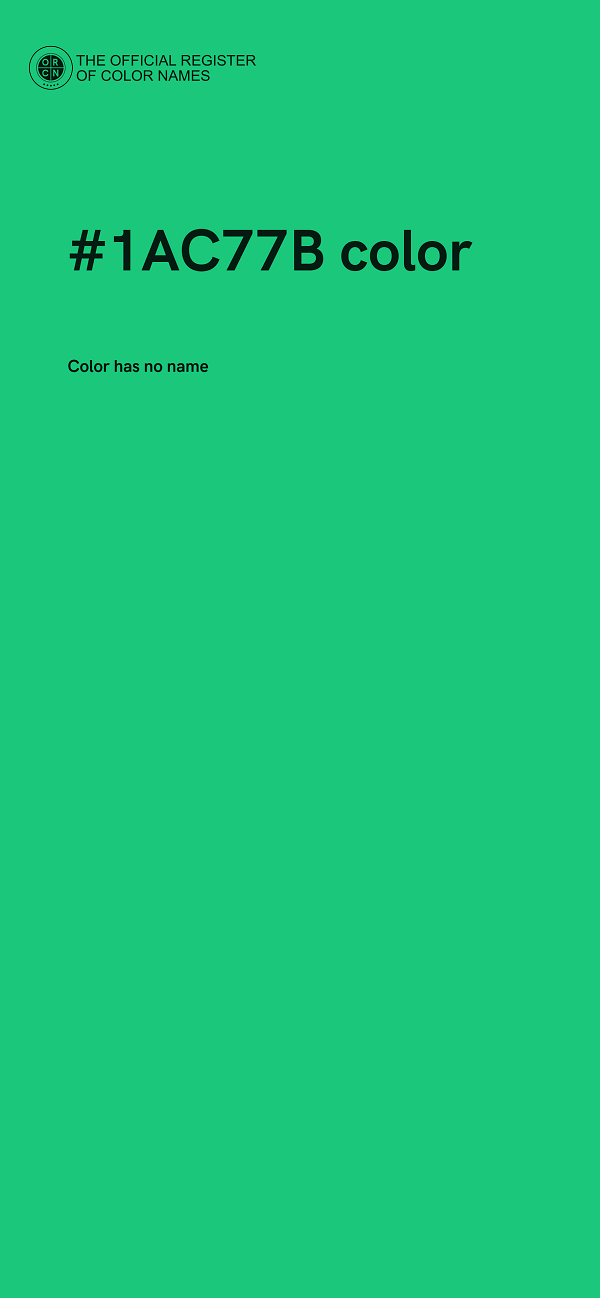 #1AC77B color image
