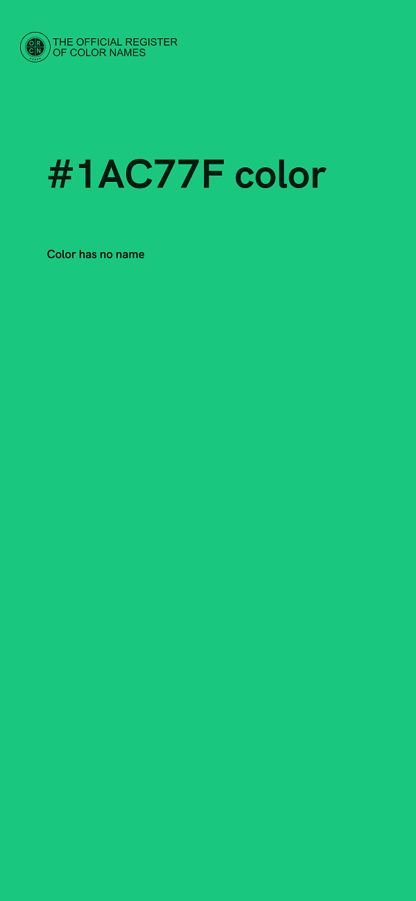 #1AC77F color image