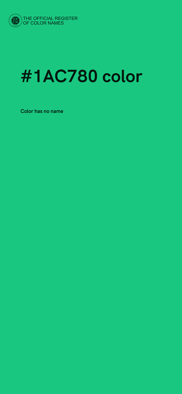 #1AC780 color image