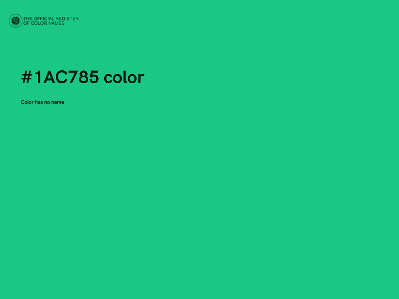 #1AC785 color image