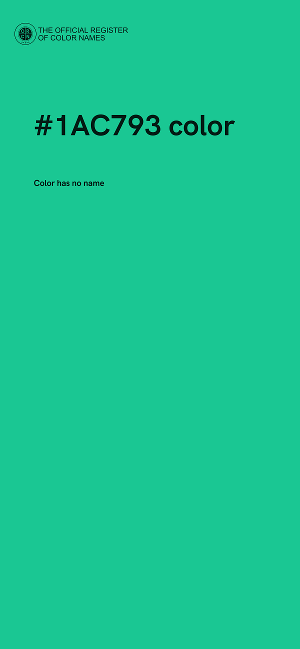 #1AC793 color image