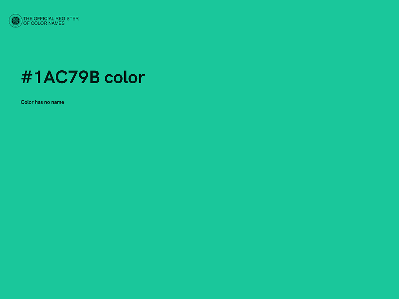 #1AC79B color image