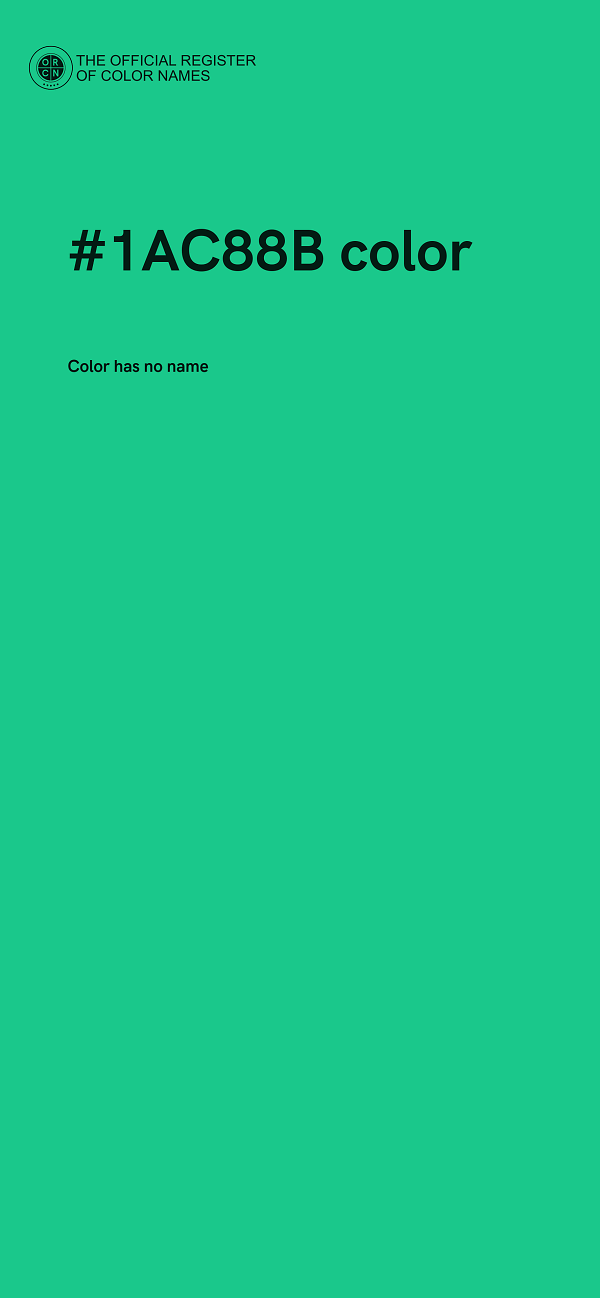 #1AC88B color image