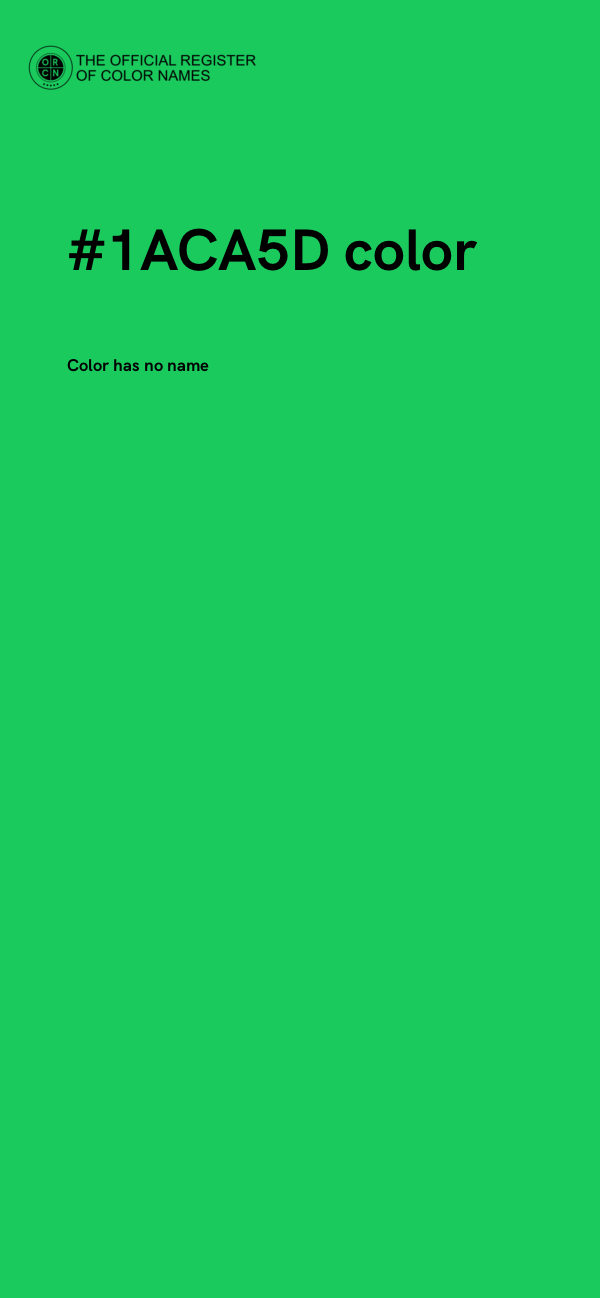 #1ACA5D color image