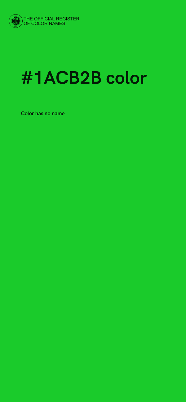 #1ACB2B color image