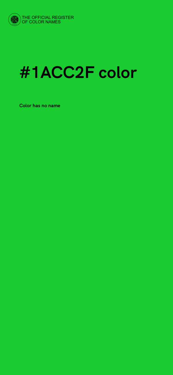 #1ACC2F color image