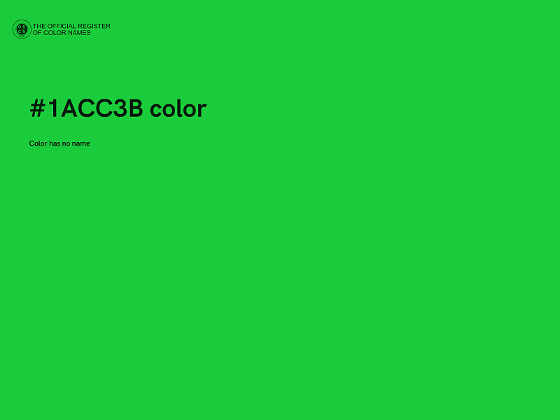 #1ACC3B color image