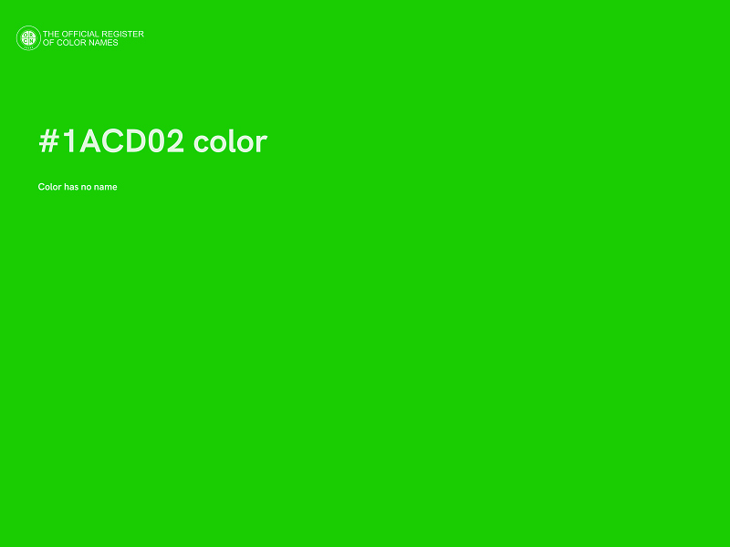 #1ACD02 color image