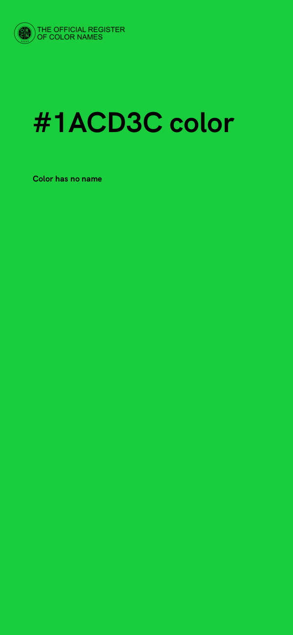 #1ACD3C color image
