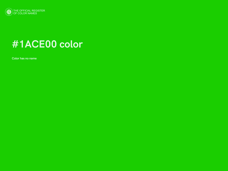 #1ACE00 color image