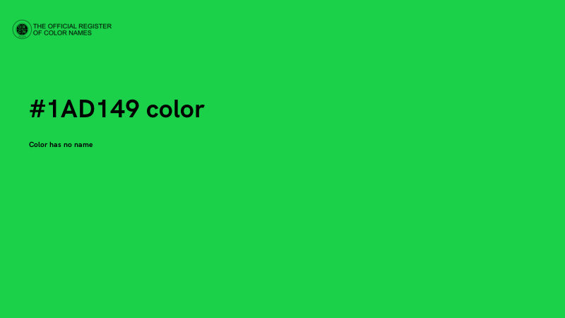 #1AD149 color image