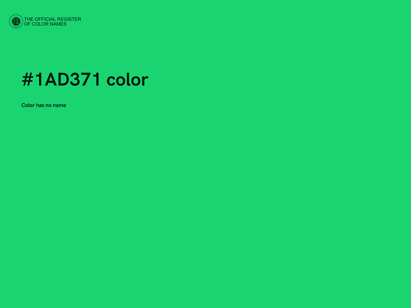 #1AD371 color image