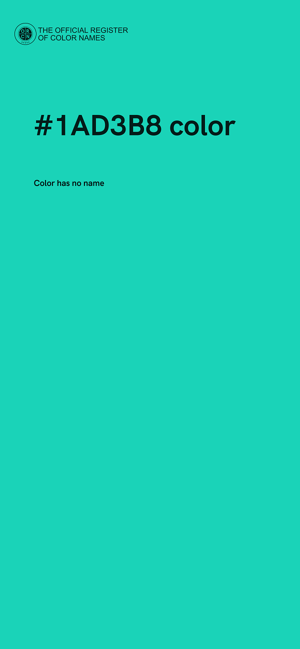 #1AD3B8 color image
