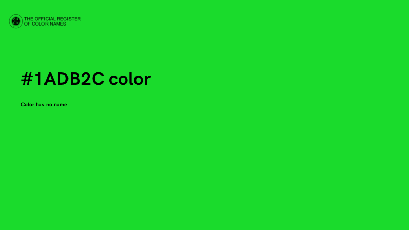 #1ADB2C color image