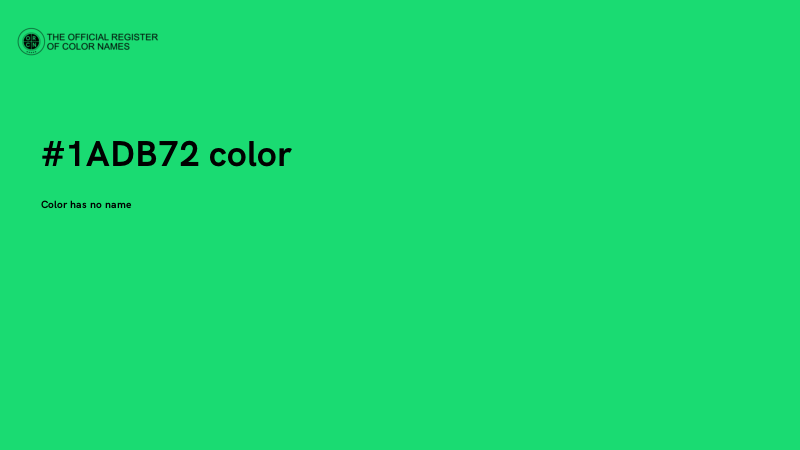 #1ADB72 color image