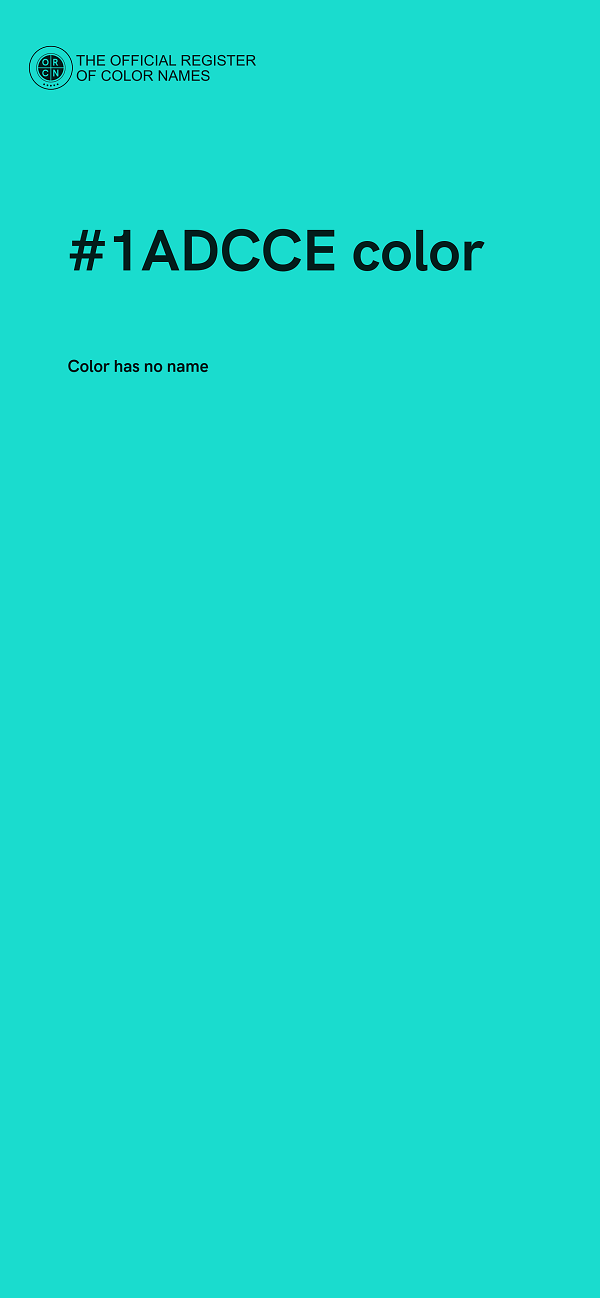 #1ADCCE color image