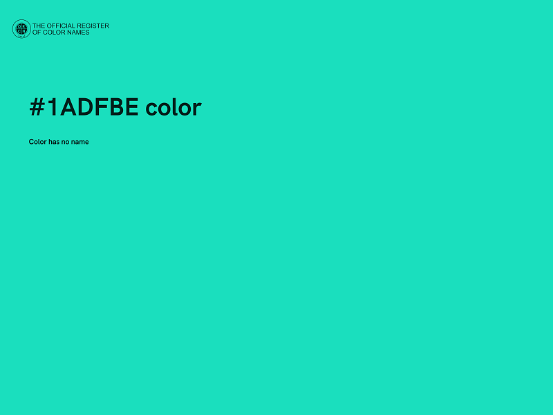 #1ADFBE color image