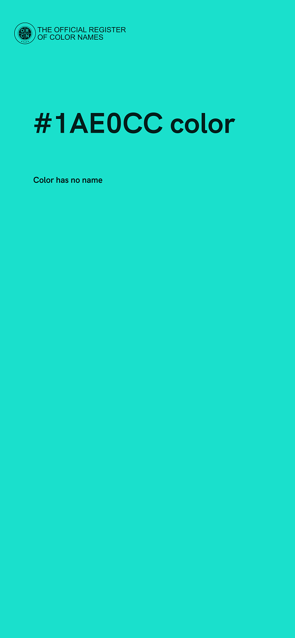 #1AE0CC color image