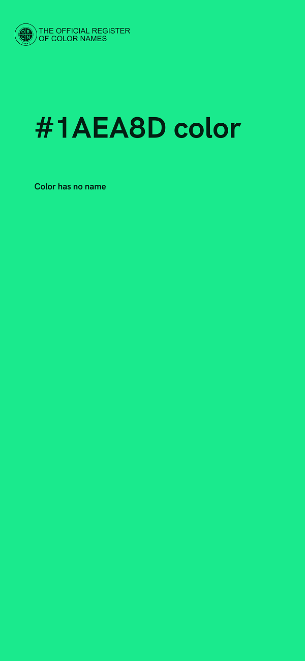 #1AEA8D color image
