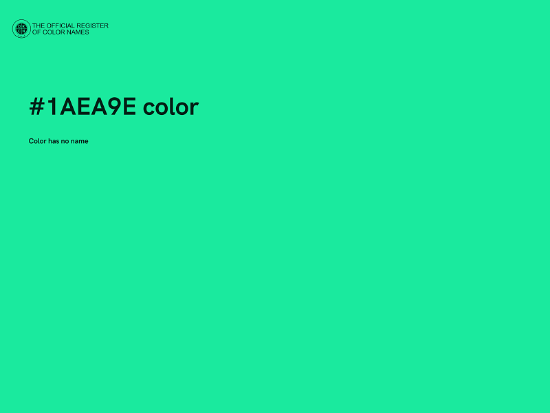 #1AEA9E color image